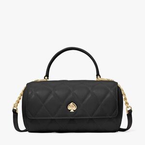 Kate Spade Novelty Valentines Heart Barrel love Quilted Crossbody